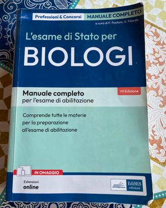 Manuale completo per l’ esame di stato per biologi