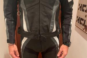 tuta moto divisibile pelle Axo tg 56