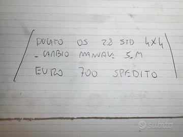 Cambio manuale ducato