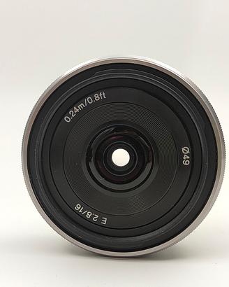 Sony SEL16F28 16mm f/2.8 pancake E-mount APS-C