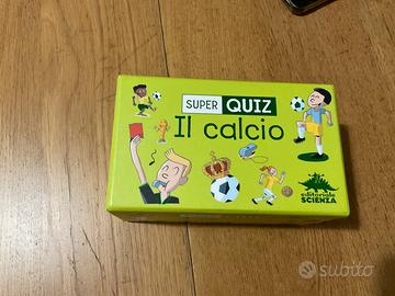 Gioco per bambini SUPER QUIZ IL CALCIO