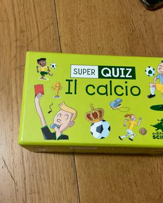 Gioco per bambini SUPER QUIZ IL CALCIO