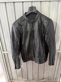 Giubbotto moto in pelle uomo e donna taglia S