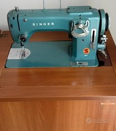 Singer 807 macchina per cucire  con mobile legno