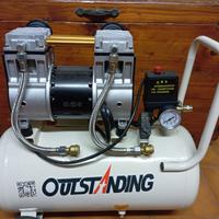 Compressore aria silenziato 24L Outstanding