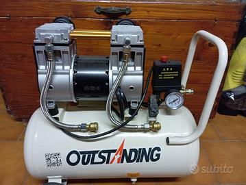 Compressore aria silenziato 24L Outstanding