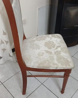 6 sedie in legno
