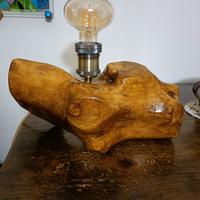 lampada in olivo
