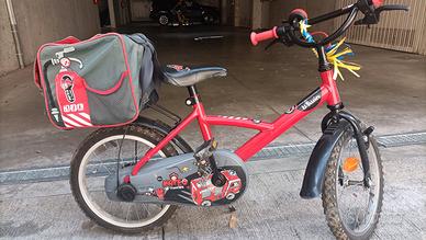 bicicletta 16 pollici pompieri