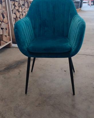 poltroncina turchese