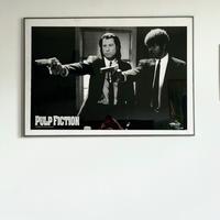 Poster Pulp Fiction vintage + cornice