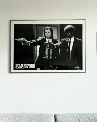 Poster Pulp Fiction vintage + cornice