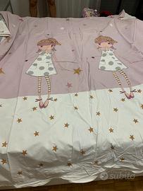 Set copripiumino una piazza e mezza più 2 federe u