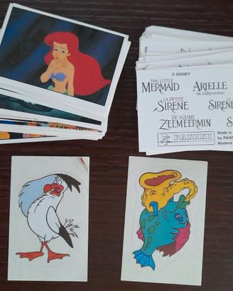 100 figurine diverse La sirenetta panini 1990