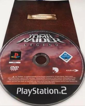 Ps2 TOMB raider LEGEND gioco+Manuale ITA