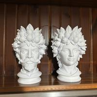 Teste di moro lui e lei limoni 25 cm