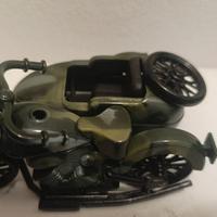Accendino da collezione moto con sidecar