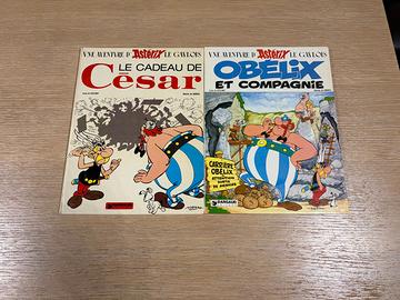 Lotto 2 Fumetti Asterix in Francese 1976-1974