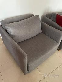 poltrona letto Jysk praticamenta nuova