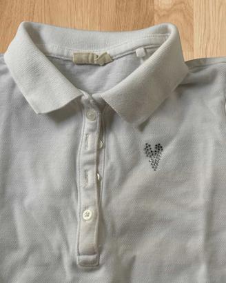 Polo bambina OVS taglia 7-8 anni bianca