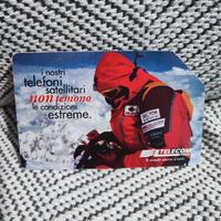 scheda Telefonica Telecom  Alpinista