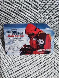 scheda Telefonica Telecom  Alpinista