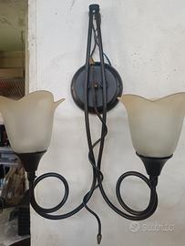 applique da parete in ferro battuto 