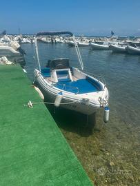 barca 5,20 MT + motore 40 CV con docum. originali 