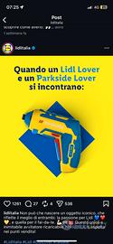Avvitarore Lidl x Parkside Edizione Limitata