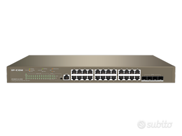 Switch L3 Gigabit PoE+ IP-COM G5328XP-24-410W