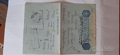 Biglietto Postale per le Forze Armate militare