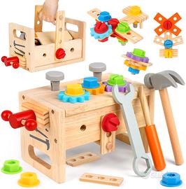 Gioco Cassetta Attrezzi Legno
