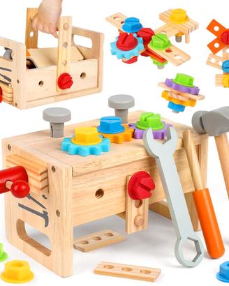 Gioco Cassetta Attrezzi Legno