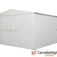 Box prefabbricato in acciaio 360x430cm bianco