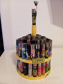 Clipper accendini collezione con espositore 