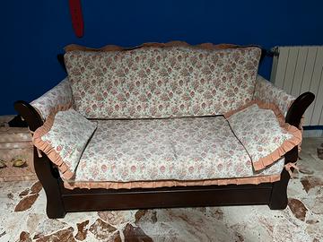 Divano in legno Arte Povera