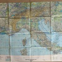 Mappa Aeronautica ONC F-2 vintage 146x106 cm