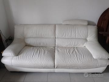 Divano in pelle 3 posti