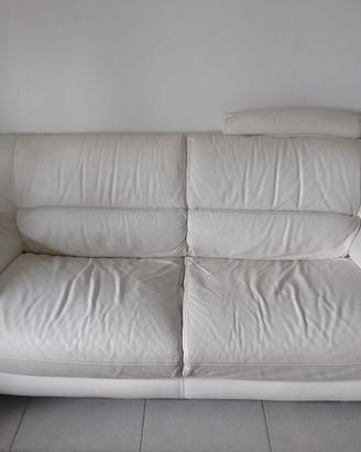 Divano in pelle 3 posti