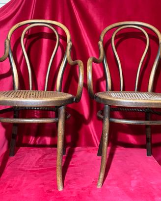 Rara Coppia sedie Thonet 1904