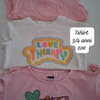 tris t-shirt o pantaloncini assortiti 