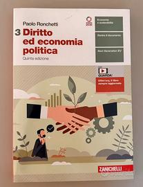 diritto ed economia politica 3 come Nuovo 