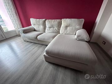 Divano 3 posti con chaise longue