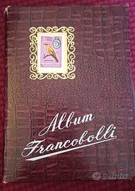 Album vintage con francobolli 15 facciate