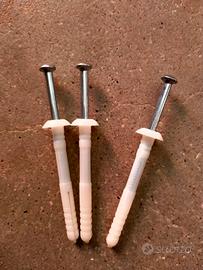 TASSSELLI a battere 6x60 corpo in nylon bianco