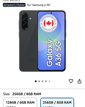 Samsung galaxy a 36    256 giga