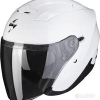 CASCO JET MOTO SCOOTER SCORPION EXO 230 BIANCO LUC