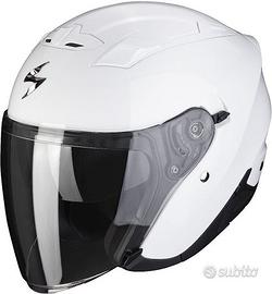 CASCO JET MOTO SCOOTER SCORPION EXO 230 BIANCO LUC