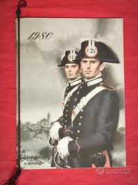 Calendario Storico Carabinieri  1980 Originale 