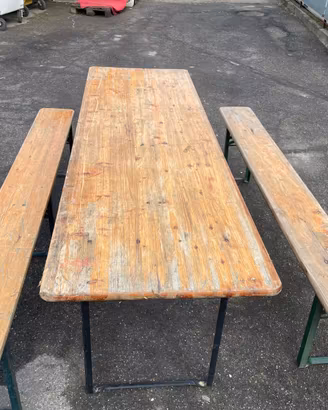 SET BIRRERIA (2 PANCHE + 1 TAVOLO)